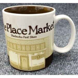 Starbucks Coffee Mug Pike Place Market 2011 Collector Series Barista Tea Cup